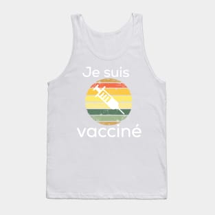 Je suis vacciné , cadeau de fête des pères. 2021 Tank Top